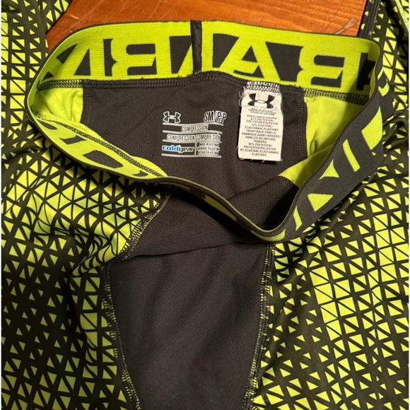 Set of 2! Men’s Under Armour compression leggings-1 Hot/ 1 Cold, size Small - Picture 5 of 6